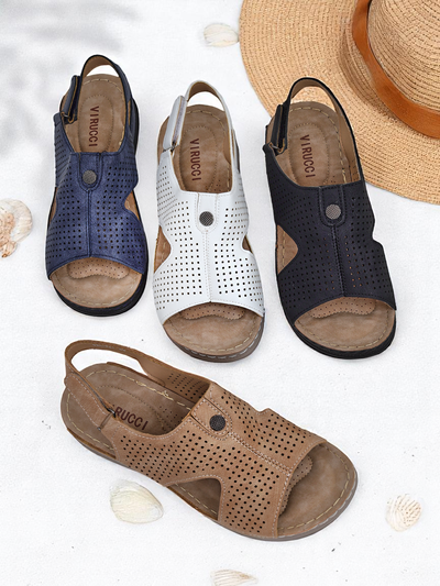 Royalfashion Sandale decupate pentru femei Leminni