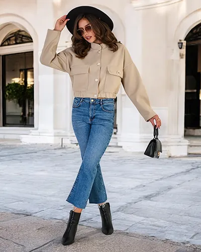 Jachetă bomber pentru femei Royalfashion