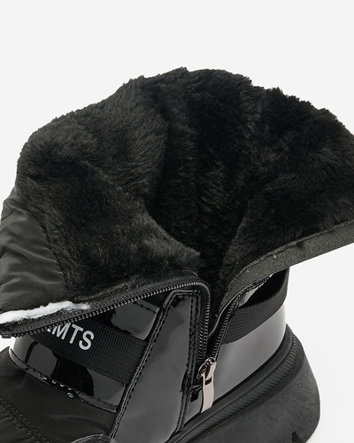 Royalfashion Cizme de zăpadă de damă în negru Fiellar