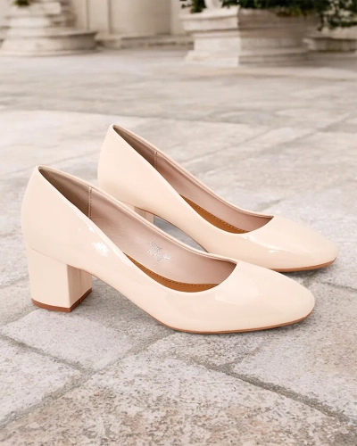 Papuci cu toc scazut pentru femei Royalfashion Penoi