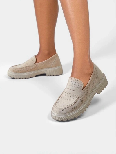 mocasini ecologici din suede Royalfashion pentru femei Dunes
