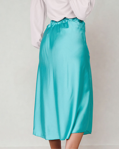 Royalfashion Fustă midi de damă a'la satin