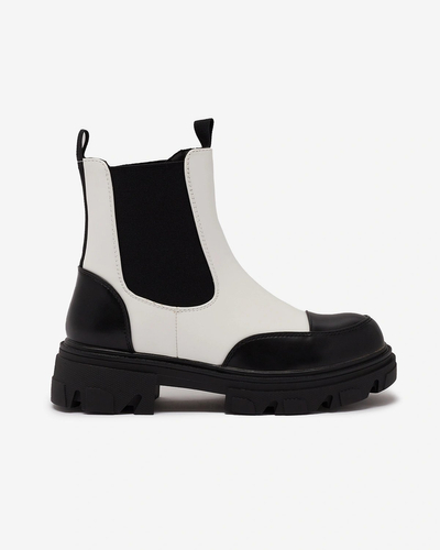 Royalfashion Cizme albe pentru femei Userrus