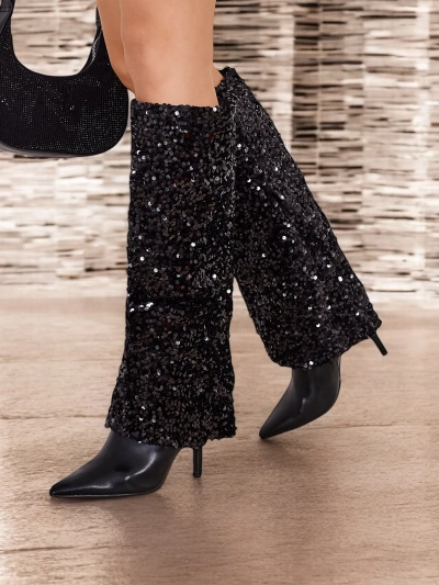 Cizme înalte pentru femei Royalfashion cu zirconii Endove