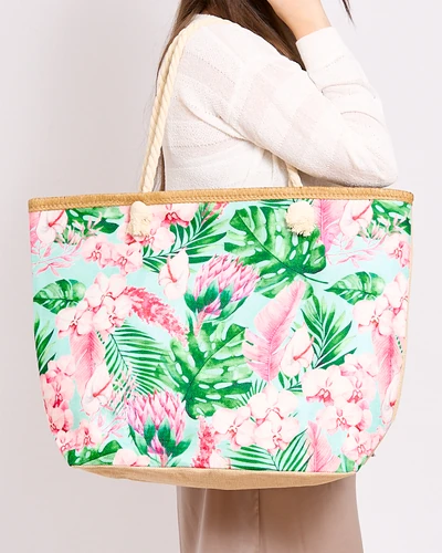 Royalfashion Geantă mare din material cu imprimare