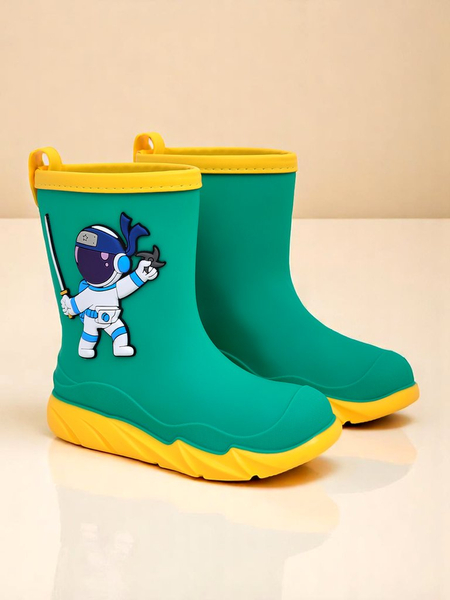 Cizme de ploaie pentru copii Royalfashion cu astronautul Cosmos Boy