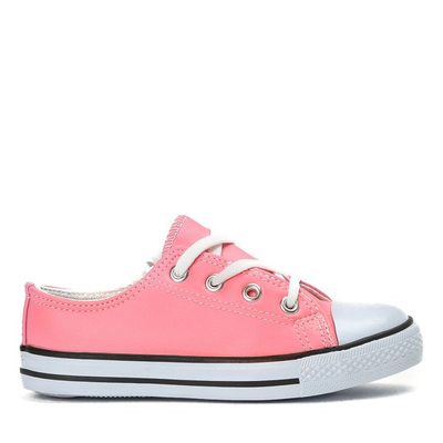 Dziecięce trampki w kolorze różowym Oxane - Obuwie