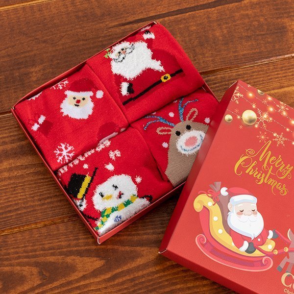 Șosete de Crăciun pentru copii 4 / pachet - Șosete