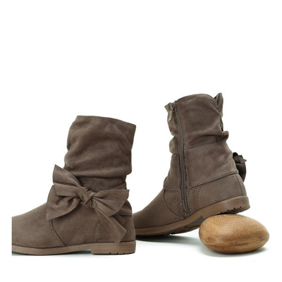 Zielone dziecięce botki Dakota- Obuwie