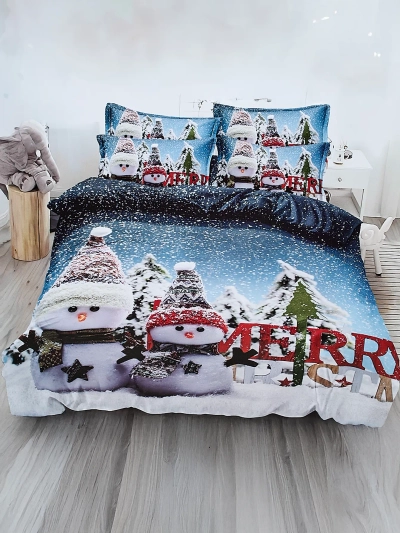 Lenjerie de pat de Crăciun Royalfashion 200x220 set 4-PIECE
