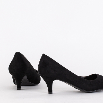 Tocuri înalte negre de damă clasice Forlika - pantofi