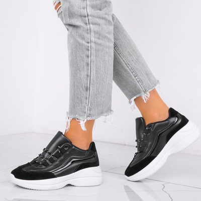 Czarne buty sportowe Eveline - Obuwie