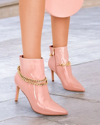 Bocanci cu toc inalt pentru femei de la Royalfashion Lesefe