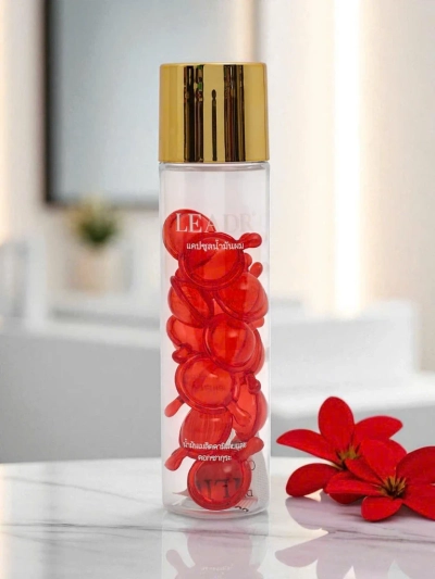 Camellia Aurelia - capsule cu ulei pentru păr cu ulei de camelie și cireșe
