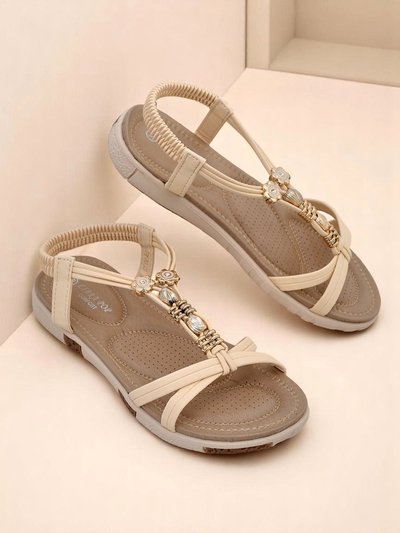 Royalfashion Sandale pentru femei cu ornamente Veve
