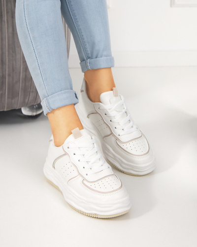 OUTLET Pantofi sport dama bej cu insertii Dekavi - Incaltaminte