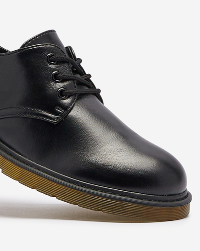 Pantofi jumătăți de damă negri Heloso- Footwear