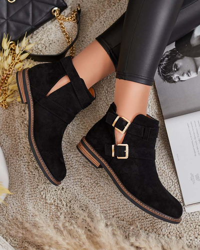Royalfashion Cizme cu decupaj Geronsa pentru femei