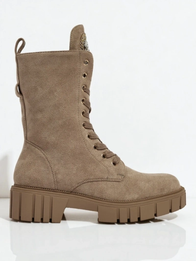 Royalfashion Botine înalte de damă tip workeri Suboo