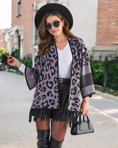 Poncho de damă Royalfashion cu imprimeu