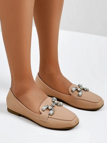 Mocasi de damă Royalfashion cu strassuri Lecilla