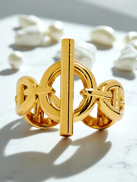 Brățară tip manșetă Dolce Vita cu talismane decorative