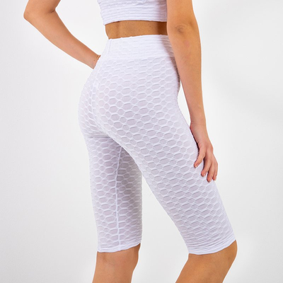 Pantaloni scurți de ciclism pentru femei albi - Îmbrăcăminte