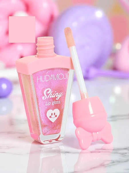 Gloss de buze cu sclipici, culoare Roz Deschis