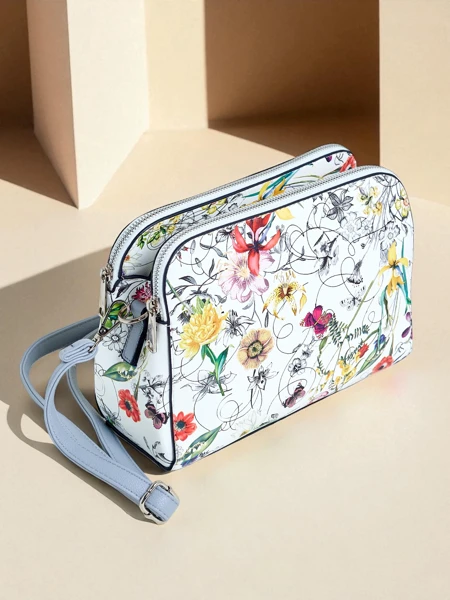 Royalfashion Geantă de mână mică pentru femei, din piele ecologică Florentia
