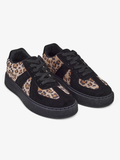 Royalfashion Pantofi sport pentru femei cu imprimeu leopard Big Cat