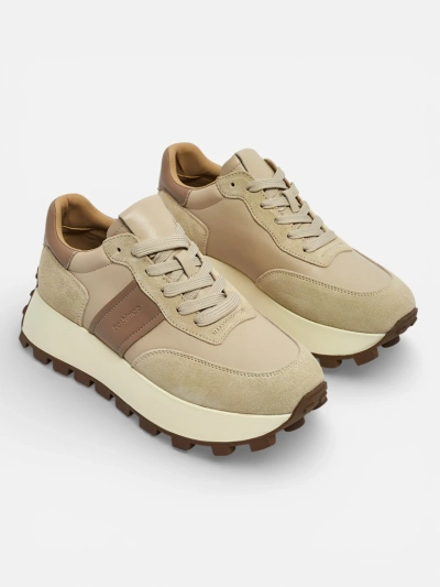 Sneakers sport damă din piele naturală Naterre