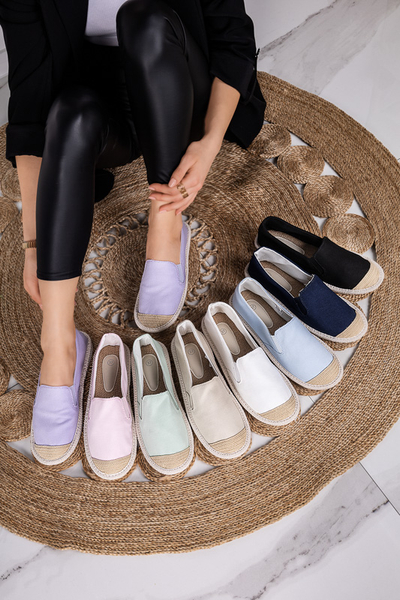 OUTLET Espadrile de dama albastru deschis Joll - Incaltaminte