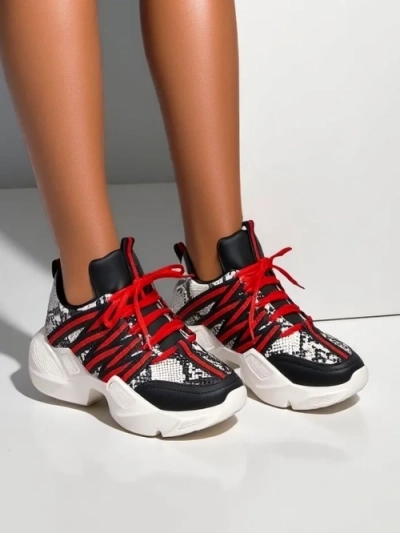 Royalfashion Sneakers sport pentru femei pe o talpă mai groasă Ivvert