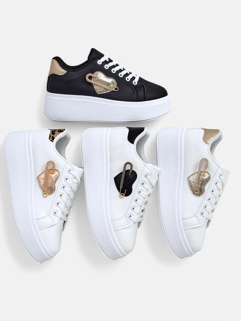 Royalfashion Adidași platformă pentru femei Lovig