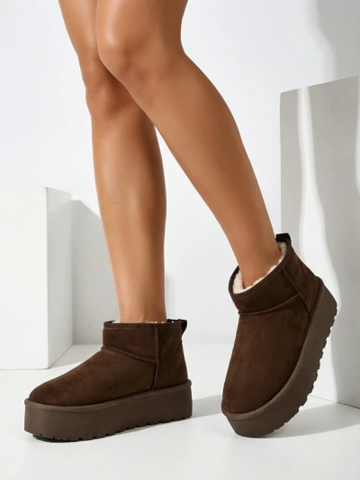 Royalfashion Cizme de zăpadă cu platformă pentru femei a'la Dagodo