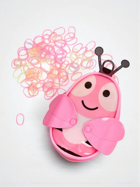 Royalfashion Wielokolorowe gumeczki silikonowe Pszczółka