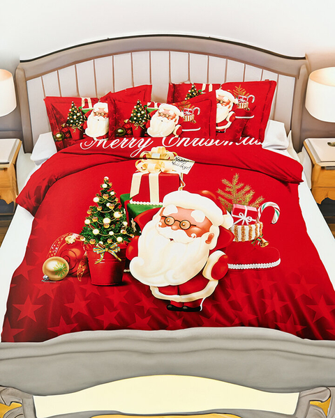 Royalfashion Set de lenjerie de pat cu model 200x220 set de 3-PART