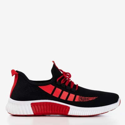 Încălțăminte sport bărbați Tornado negru și roșu - Încălțăminte