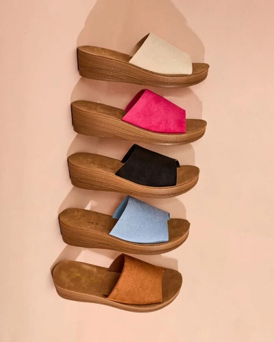 Royalfashion Flip-flops Saffil cu toc jos pentru femei