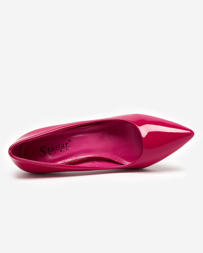 Pompe lacuite fuchsia pe stiletto Brucie - Incaltaminte