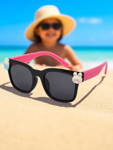 Royalfashion Ochelari de soare Sunny Sparkle pentru copii cu decorațiuni