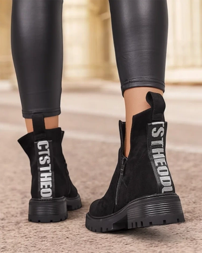 Royalfashion Cizme de damă cu decupaj Gorgie