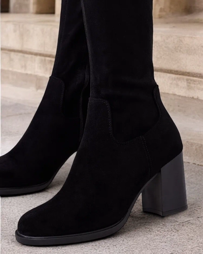 Royalfashion Cizme peste genunchi pentru femei Rozia