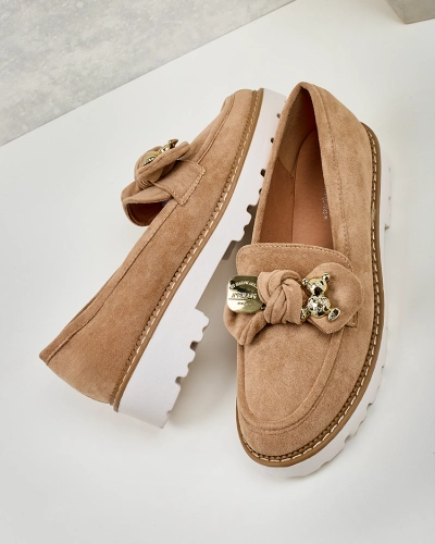 Royalfashion Mocasini de damă cu fundiță Ezizer