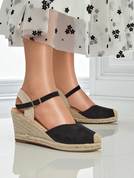 Royalfashion Sandale cu platformă pentru femei Solara Espadrilles