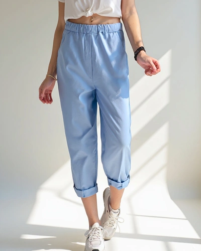 Pantaloni harem pentru femei Royalfashion, din viscoză