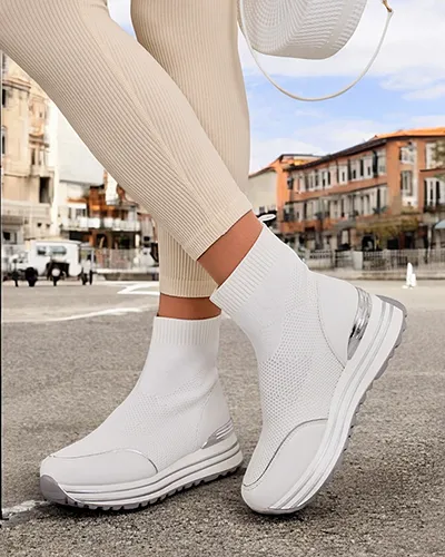 Royalfashion Adidași sport înalți pentru femei Wisoi