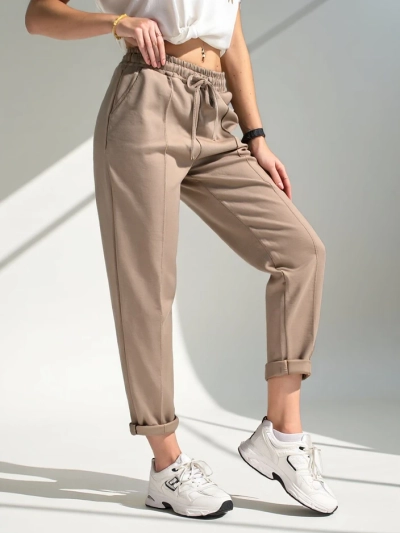 Pantaloni drepti pentru femei Royalfashion din viscoză