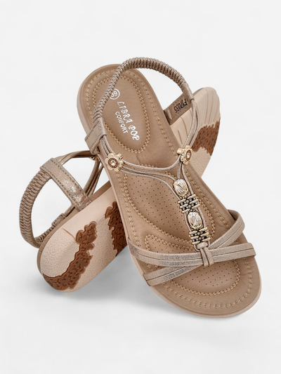 Sandale Royalfashion pentru femei cu ornamente Veve