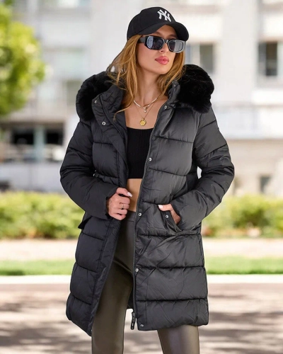 Jachetă de iarnă matlasată pentru femei Royalfashion
